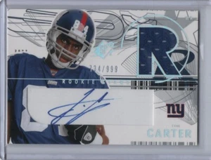 2002 SPx Rookie Jersey Autograph #170 Tim Carter RC 734/999 - Picture 1 of 1