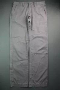 2014 Pantalones de Fotógrafo Express para Hombre Chino Gris Caqui Talla 31x32 (Medida 32x32) - Imagen 1 de 9