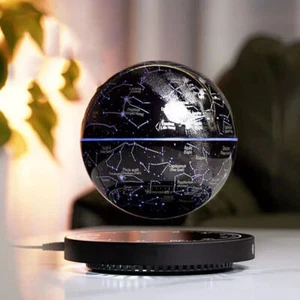 Magnetic Levitation Globe Levitating Lamp LED Earth Floating Lights Room Lamp - Picture 1 of 14