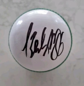 Babar Azam Signed Leather Cricket Ball Pakistan Cricket PROOF... - Picture 1 of 7