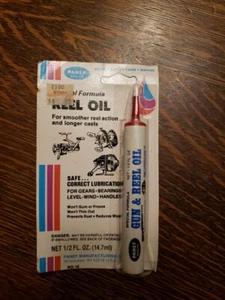 Vntg Panef Gun & Reel Oil Lubricant New On Card - Picture 1 of 4