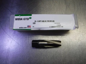 Widia/GTD 3/8-18 NPTF 4 Flute HSS Spiral Flute Tap 16286 (LOC3483A) - Picture 1 of 5
