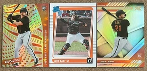 Joey Bart 2021 Panini Rookie Lot Revolution Astro Parallel, XR, Donruss - Giants - Picture 1 of 1