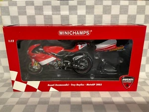 1/12 MINICHAMPS DUCATI DESMOSEDICI TROY BAYLISS MOTO GP 2003 - Foto 1 di 17