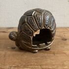 Vintage Inarco Turtle Pottery Figurine Candle Holder Rare Japan