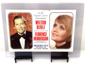 Vintage Desert Inn Casino Las Vegas Milton Berle &Florence Henderson Post Card:E