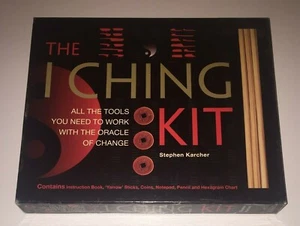 Karcher I Ching Kit Oracle Change Tools Box book coin Yarrow Stick Notepad chart - Picture 1 of 7