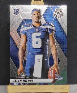 2025 Mosaic #283 Jalen Milroe RC ROOKIE VARIATIONS Seahawks Football Card - Bild 1 von 2