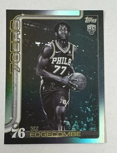 2025-26 Topps VJ Edgecomb TARGET EXCLUSIVE BLACK SSP RC #203 76ers - Bild 1 von 2