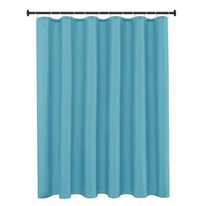 Quality Fabric Shower Curtain Liners 72 Inch by 72 Inch, Blue Water Resistant... - Picture 1 of 9