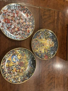 Franklin Mint Heirloom Cats Santa Claws, Ester PurradePurrfect Feast/bill Bell - Picture 1 of 4