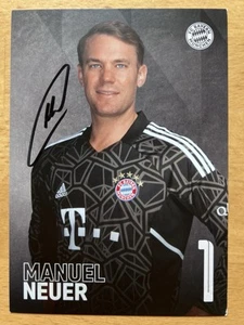 Manuel Neuer AK FC Bayern München 2022-23 Autogrammkarte original signiert - Bild 1 von 2