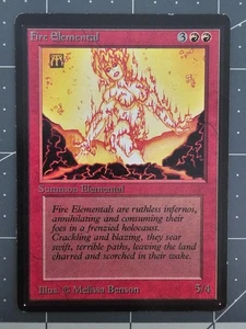 MTG ⭐ Beta Edition ⭐ Fire Elemental ⭐ Vintage Legacy ⭐ - Picture 1 of 2