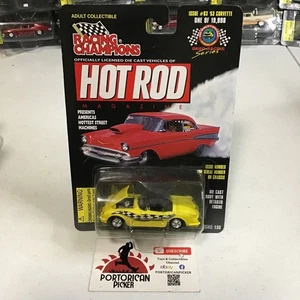 RACING CHAMPIONS HOT ROD MAGAZIN #83 GELB '53 CORVETTE 1/64 DIECAST MI - Bild 1 von 6