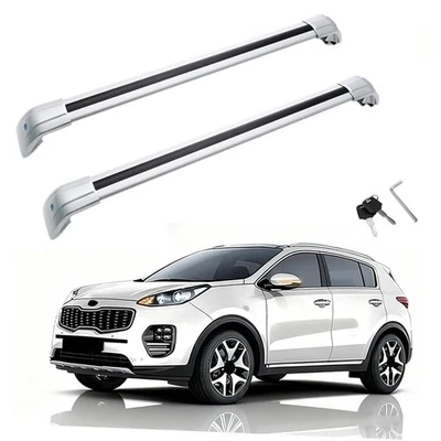  Barras transversales de techo aptas para KIA Sportage 2016 2017 2018 2019 2020 2021 2022  Foto 1 de 4