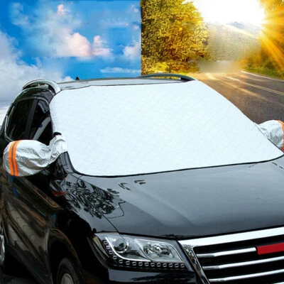 Car Truck Front Windshield Snow Cover Magnitic Sunshade Frost Guard Protector - Image 1 of 4