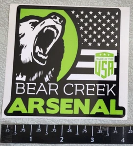 Bear Creek Arsenal Firearms Rifle Vinyl Decal Sticker Shot Show OEM Original - Picture 1 of 1