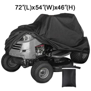 Heavy Duty Riding Lawn Tractor Mower Cover Waterproof UV Protector Fits 72"x54'' - Picture 1 of 11