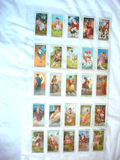 TURF CIGARETTE CARD SET - MYTHOLOGICAL GODS & GODDESSES 1924 - FULL SET.