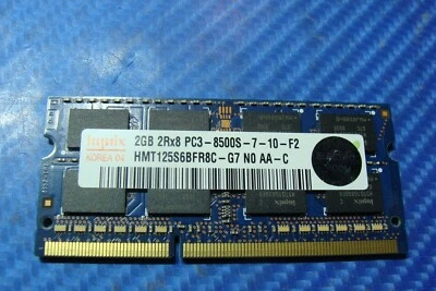 Asus U50F-RBBAG05 15.6" 2GB 2Rx8 PC3-8500S-7-10-F2 Memory RAM HMT125S6BFR8C-G7 - Image 1 of 2