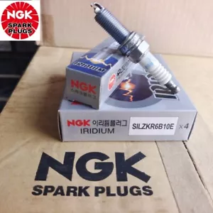 4Pcs NGK(Korea) SILZKR6B10E 93815 Iridium Platinum Spark Plug For Hyundai Kia K2 - Bild 1 von 8