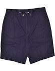 MARINA YACHTING Mens Chino Shorts W38 XL Navy Blue Cotton AO01