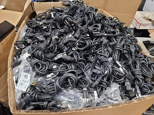 Power Cord Standard Power Cords for Monitors Computers Projectors Lot of 100 - Picture 1 of 2
