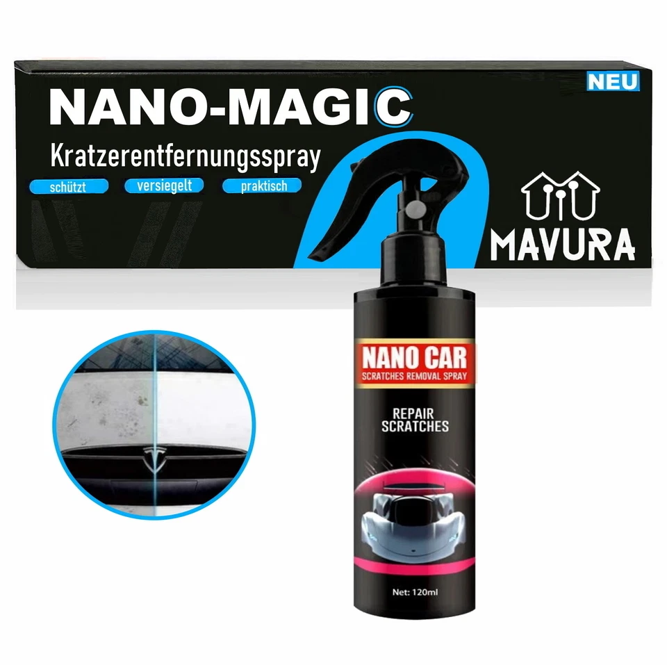 NANO-MAGIC spray magico rimozione graffi auto vernice spray