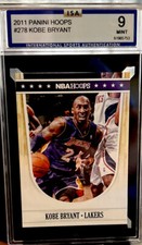 2011-12 NBA Hoops KOBE BRYANT #278 Los Angeles Lakers ISA 9 Mint Lakers 