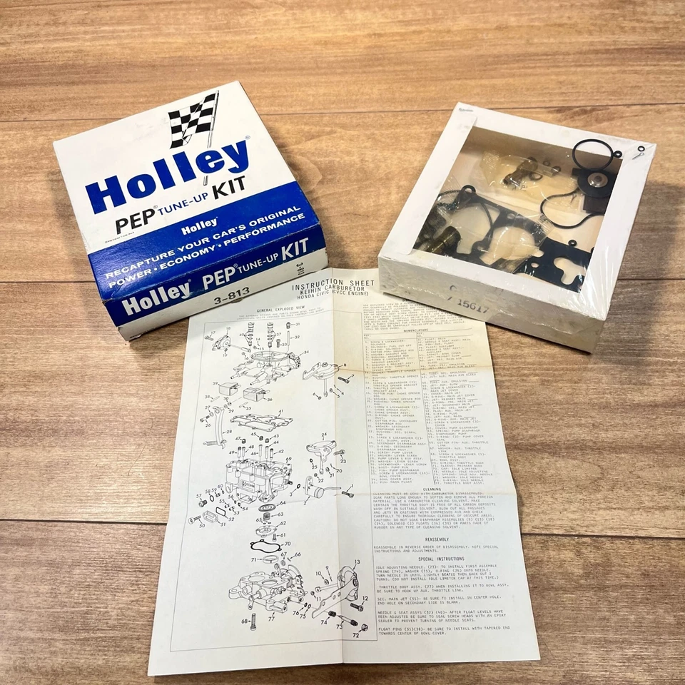Kit de puesta a punto de carburador Holley PEP / 3-813 / modelo Kehin / Honda Civic Foto 1 de 4