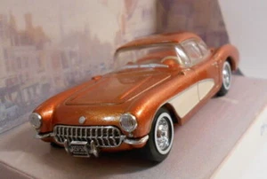 Dinky 1/43 Scale Diecast Model DY-23B CHEVEROLET CORVETTE ORANGE - Picture 1 of 4