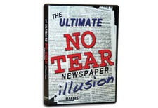 The Ultimate NO TEAR Newspaper Illusion DVD Magic Trick