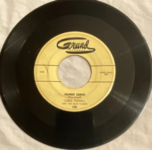 CHRIS POWELL & THE BLUE FLAMES Rare 50s LATIN Mambo R&B GROUP Oldies 7" 45 RPM - Picture 1 of 2