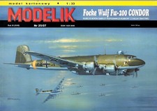 Card Model Kit – Focke Wulf Fw-200 Kondor