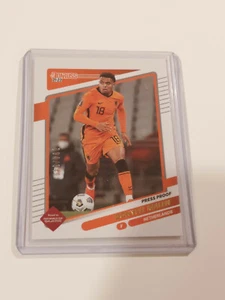 Tarjeta paralela Donruss Road to Qatar 2021-22 - Donyell Malen Holland - /349, como nueva. - Imagen 1 de 4