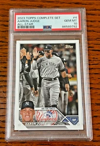 2023 Topps Complete Set #4 Aaron Judge All-Star Variation PSA 10 POP 16 86589792 - Picture 1 of 2