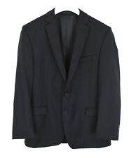 CALVIN KLEIN Blazer Men's (UK) 44 Wool Single-Breasted Notch Lapel Collar