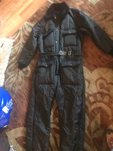 Walls Blizzard Pruf Men's Vintage Insulated Snowmobile Suit Full Zip Belted XL T - Picture 1 of 17