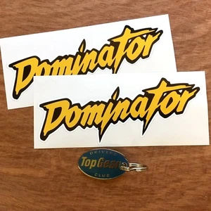 DOMINATOR Bike Motorcycle Stickers Decals 165mm 2 off - Picture 1 of 1