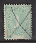 Australia 1902 one penny used postage due stamp with rare perforation