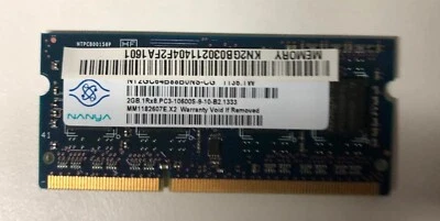 Nanya 2GB 1Rx8 PC3-10600S-9-10-B2 - Image 1 of 2