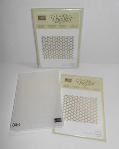 SIZZIX Big Shot for Stampin Up - Hexigons Dynamic Textured Impression - Picture 1 of 1