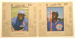 MLB Montreal Expos Rondell 2000 blanco 2 fotos diapositivas negativas por J. Wallin - Imagen 1 de 1