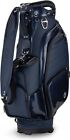 VESSEL Golf Men's Caddy Bag PREMIUM APX 9 x 47 inch 4.8kg Carbon Navy 8730120 Jp