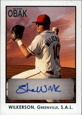 2010 TRISTAR Obak Autographs Green #A43 Shannon Wilkerson/25