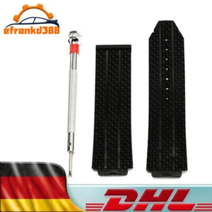 24mm Silikon Uhrenarmband Ersatzbandwerkzeug für Hublot Big Bang Wristwatch DHL - Bild 1 von 6