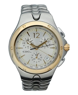 Reloj Hombre Ebel E1251K51 Sportwave Cronógrafo Dos Tonos Acero 43 mm Cuarzo Foto 1 de 4