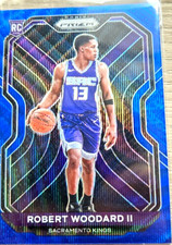 2020-21 Panini Prizm Blue Wave Rookie #281 Robert Woodard II - Kings