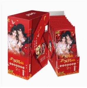 Tian Guan Ci Fu Collection Card Jing Hong 1Box/18Packs/90Pcs Cards Gift - Picture 1 of 8