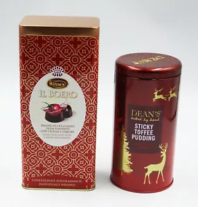 LEERE Il Boero Pralines & Dean's Sticky Toffee Keksdosen sehr sammelwürdig - Bild 1 von 5